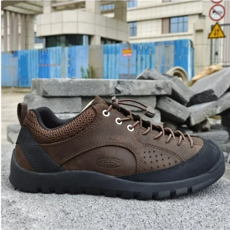 

AirKeen 2024 New Elastic Full Leather Outdoor Sports Shoes Wear resistant, Comfortable, Low Top Hiking and Mountaineering Shoes