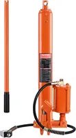 Long Ram Jack, 8 Ton Engine Hoist Cylinder with Air Pump and Single Piston Pump, Hydraulic Ram Cylinder Clevis B 1