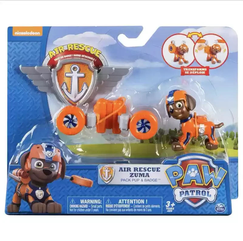 תיק גב לגור מתעצבן של Paw Patrol Air Rescue Ejection Ryder Tracker Everest Chase Rex Skye Rocky Marshall Action Gift Toy