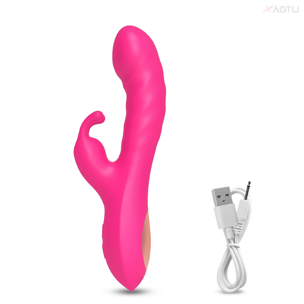 Powerful Rabbit Vibrator Female for Women G Spot Clitoris Stimulator Vagina Nipple Massage Dildo Silent Adults Sex Toy for Women