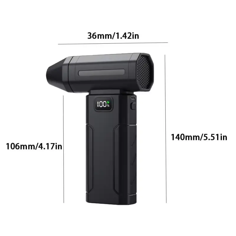 130000RPM Brushless Motor Air Blower Turbo Jet Fan Portable Cordless Air Duster Car Dryer Outdoor Leaf Blower Cleaning Tool Gift - Image 8