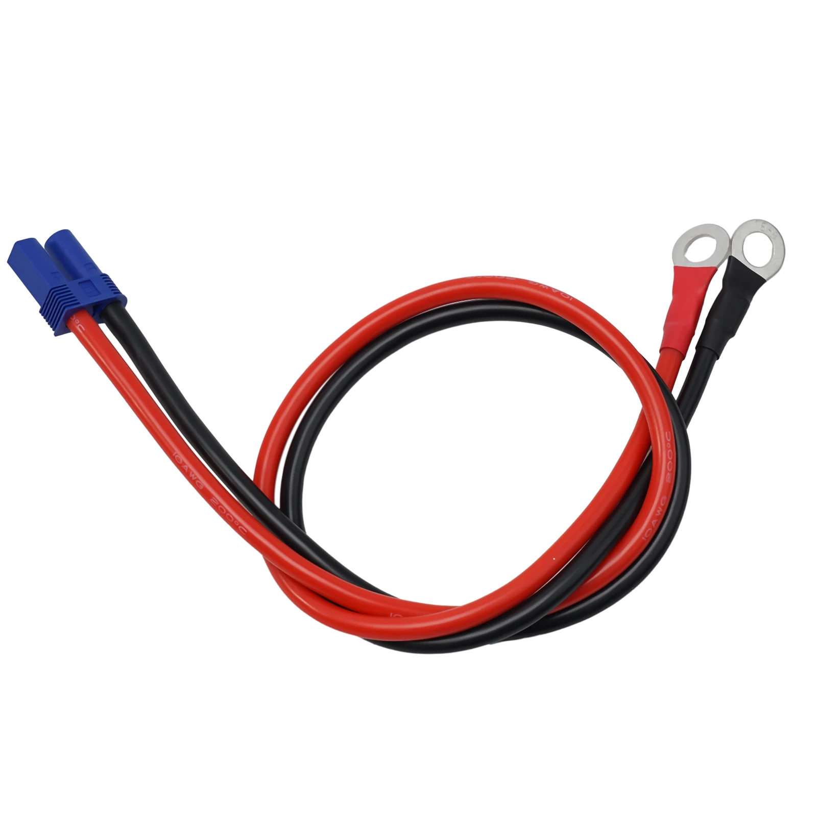 

Cable RC ESC Charger 12-24V 2*5.31mm² PVC & Copper Part Portable Practical Accessories EC5 Plug To O Type Terminal