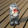 Electric Dancing Cat Plush Toys Wriggle Singing Simulation Cat Plush Doll Animal Music Robot Children Toy Funny Kids Gift 2