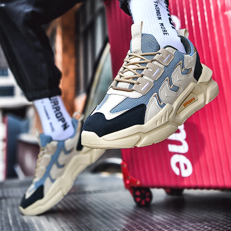Unisex Running Shoes Men Breathable Sprots Jogging Shoes Women Brand Designer Chunky Sneakers Casual Walking Shoes Male Footwear