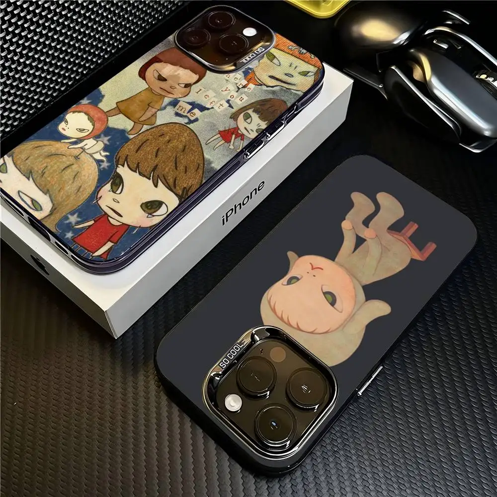 Japan Yoshimoto Nara Cartoon Girl Colorful Phone Case