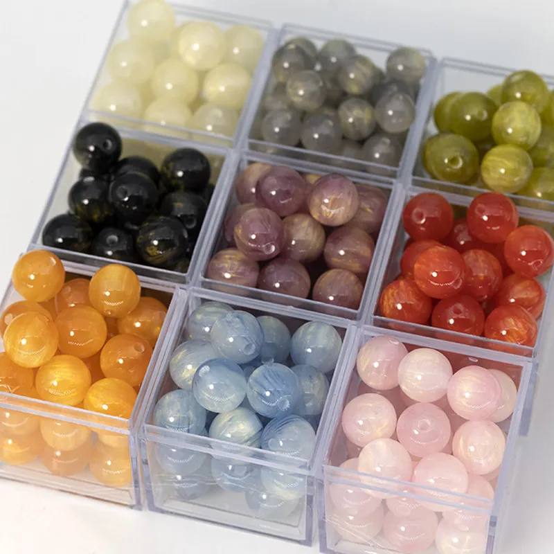 

50Pcs Astral String Of Beads Resin DIY Bracelet Eardrop Streamer Bead Manufacture Accessory Cell Phone Chain Handwork attachmen