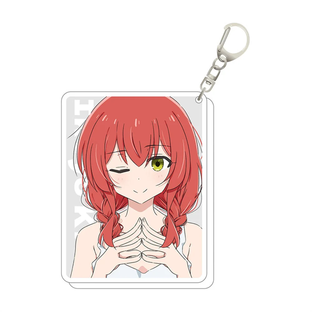 Anime BOCCHI THE ROCK Character Acrylic Keychain - 6cm Collectible Charm