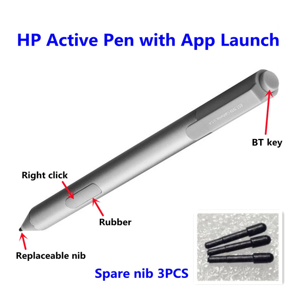 Caneta Stylus Original para hp Caneta Stylus para hp Elite x2 1012 g1 G2elitebook 1030 g2 Sprout Pro-g2 x2 612 g2 Probook X360 Novo 4096 Níveis