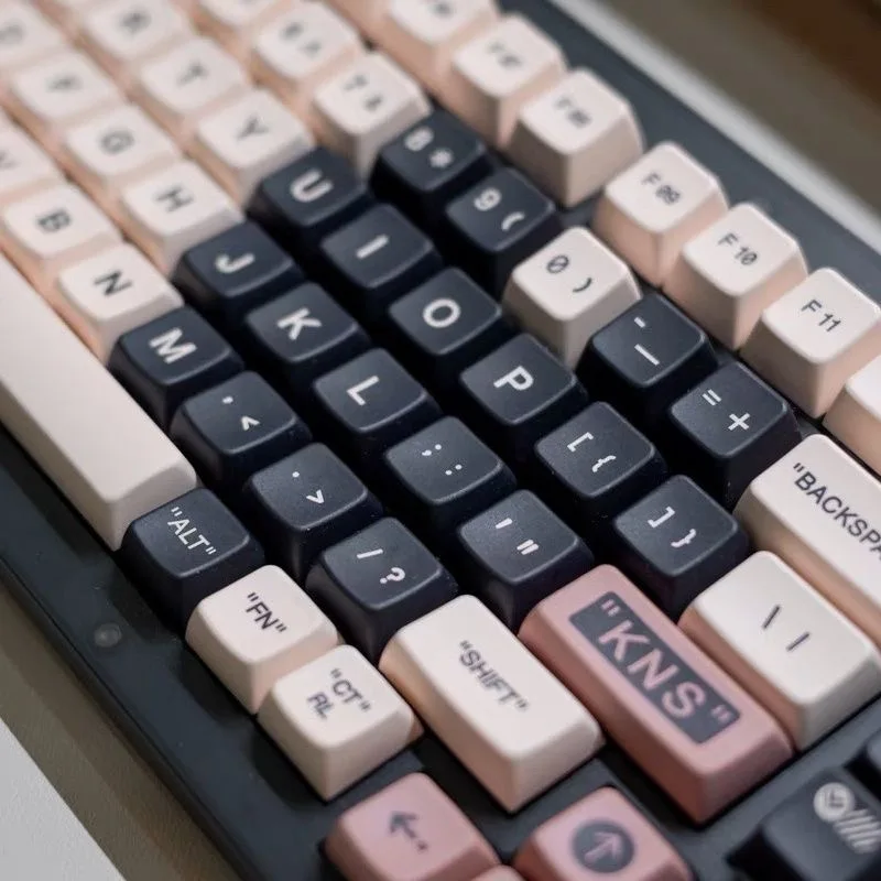 

MDA Profile A set Keys Gray Pink Cute Keycaps PBT 5-side Dye Sublimation Mechanical Keyboard Keycap For MX Switch