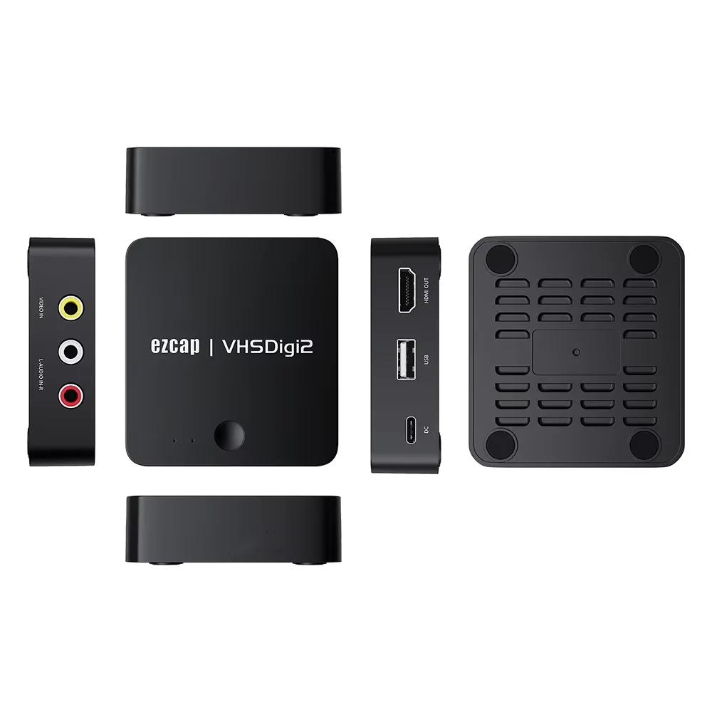 Analog VHS to Digital Video Recorder Converter AV HD Video Capture Recorders For U Hi8 VCR DVR Camcorder Tape Digitizer