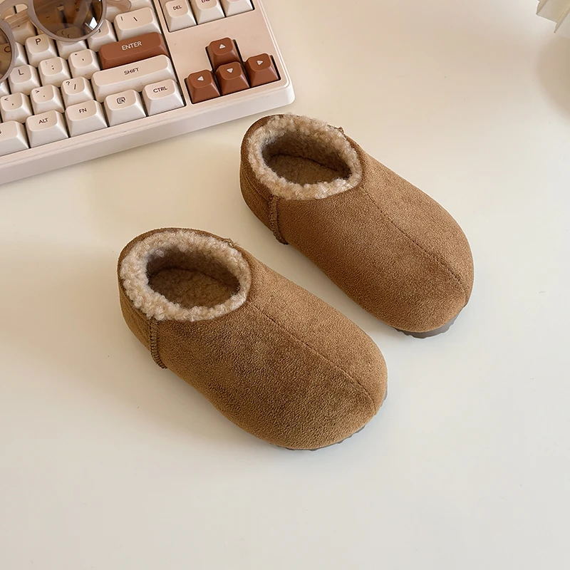 Warm Cotton Kids Loafers Winter Shoes