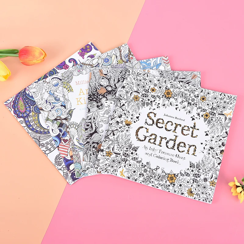 Coloring Book For Children Adult Relieve Stress Kill Time Painting Art Book 1