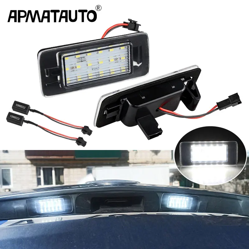

2 шт., светодиодные лампы Canbus для номерного знака для Chevrolet Malibu 2016-2021,Equinox 2018-2021,Suburban Tahoe 2015-2020
