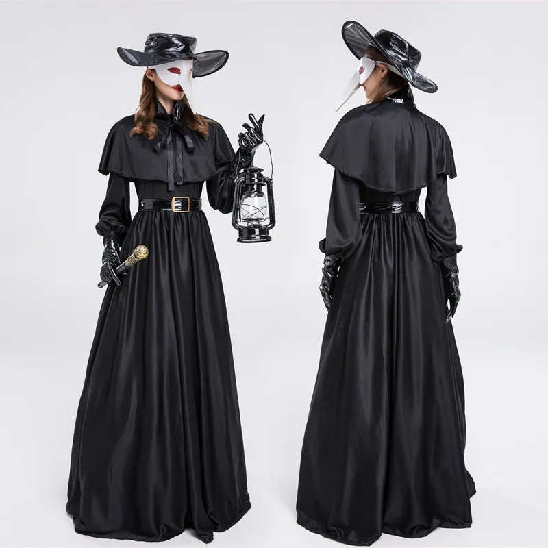 Halloween Cospaly Dr.Beulenpest Steampunk Plague Doctor White Birds Beak Masks