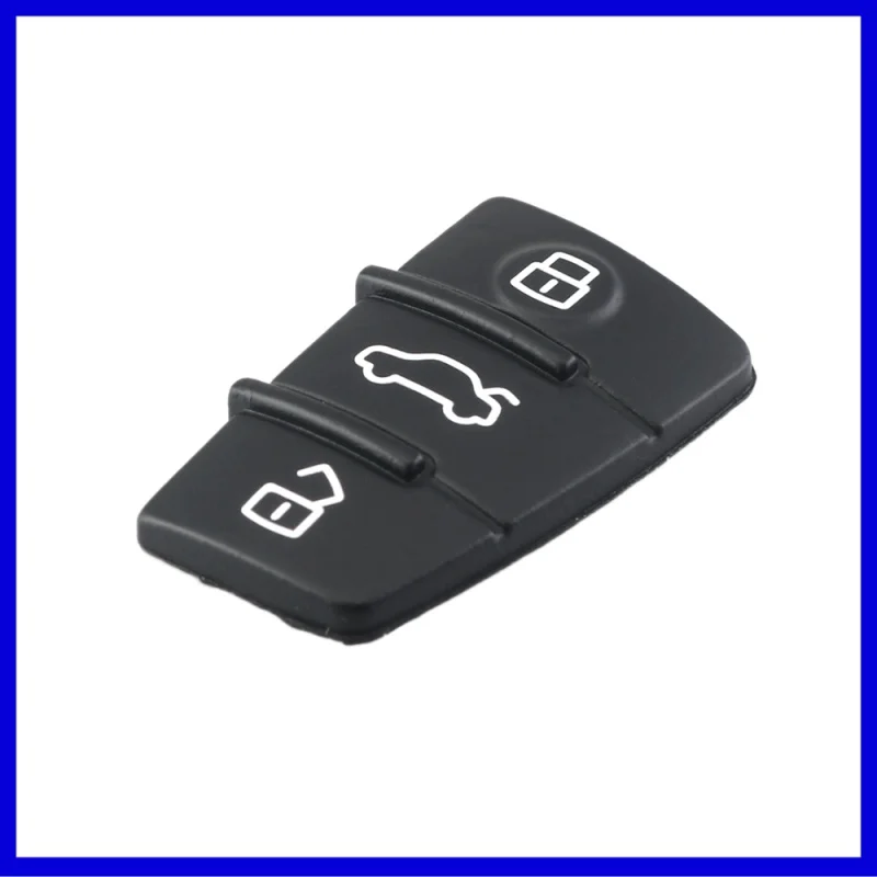 Clé De Rechange En Caoutchouc à 3 Boutons Pour Audi A3 A4 A5 A6 A8 Q7 Tt