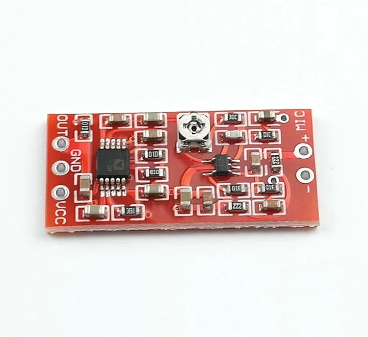 Audio Amplifier Audio Power Amplifier Board 1PCS MAX4466 Electret Microphone Preamplifier Module with SSM2167 Voice Compression Amp