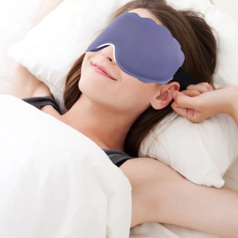 3D Blackout Eye Mask Effective Blackout for Home Office Sleeping Eye Mask Light New Sweat Absorption Breathable and Adjustable