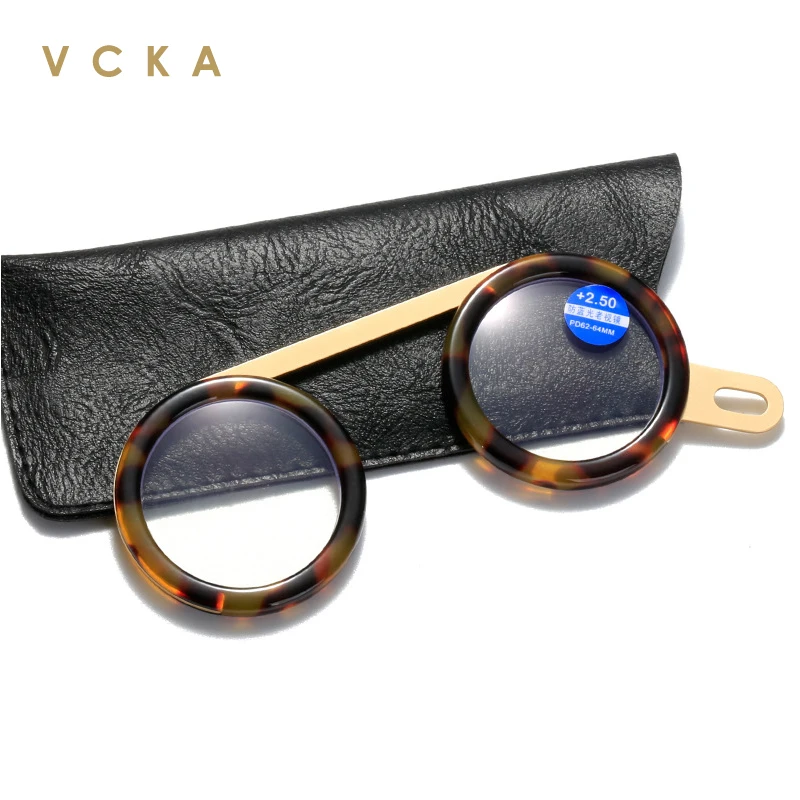

VCKA + 250 увеличительные очки для чтения с кожаным чехлом