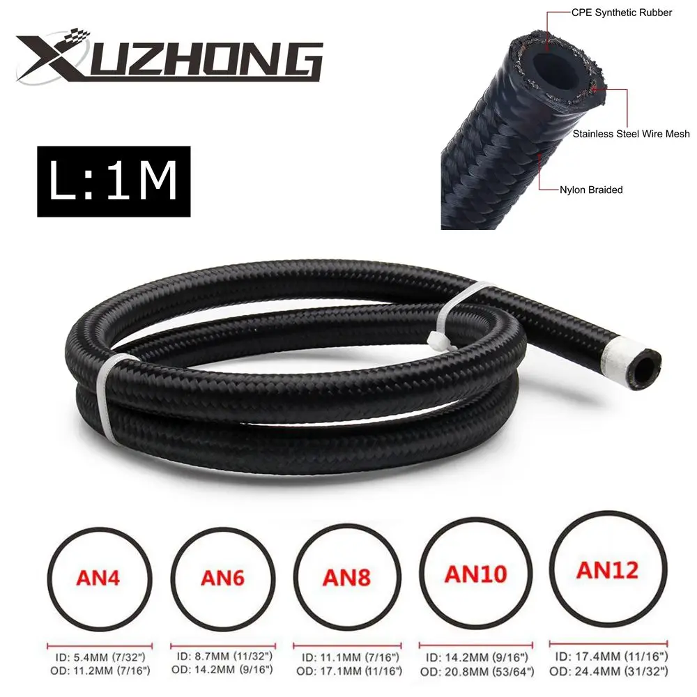 1MAN4AN6AN8AN10AN12BrandstofSlangOlieGasCoolerSlangLine