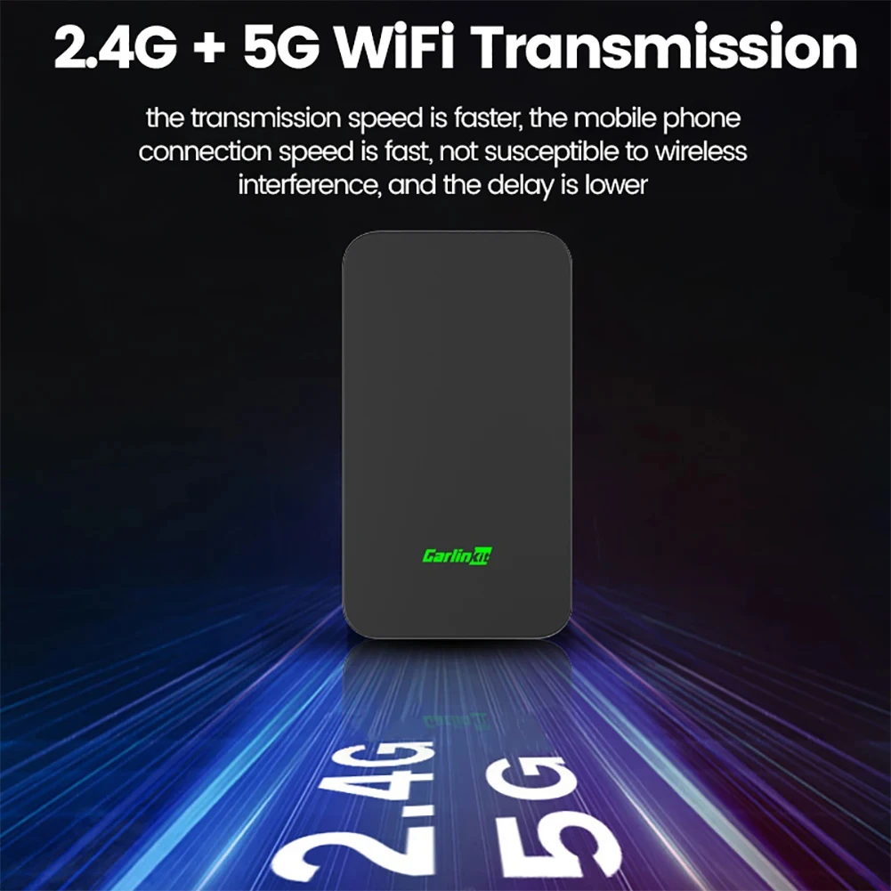 2023 Carlinkit 5.0 2Air Wireless Android Auto Box Portatile Carplay Dongle Wireless Per Autoradio Con Cablato Carplay/Android Auto