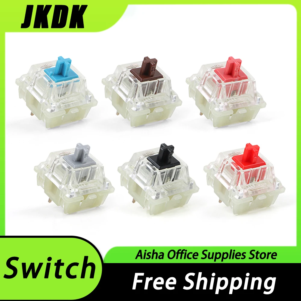 

JKDK CHERRY RGB Switch 90pcs/110pcs Hot Swap Mechanical Keyboard PC Gamer Accessories Gifts