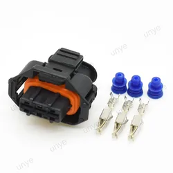 3 Pin 3.5MM Auto Sensor Connector Female Socket Plug for Diesel Injection Pumps (Connector Set)