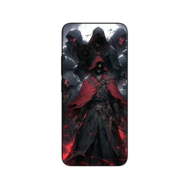 Floral Wolf Soft Silicone Phone Cover