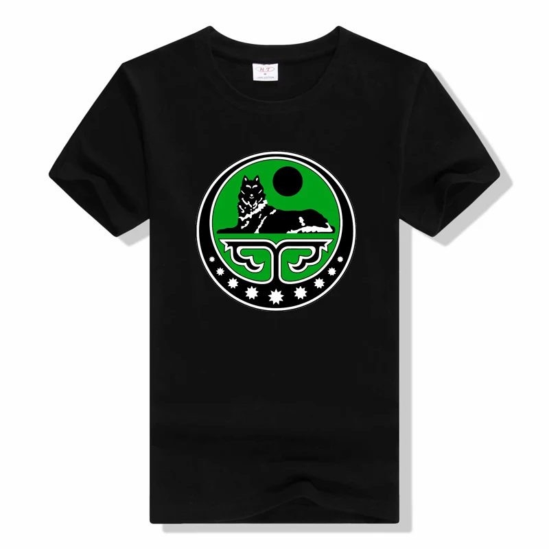 

Republic Of Chechnya Man TShirt Coat of Arms of Ichkeria Individuality T Shirt Original Streetwear Hipster Short Sleeve TShirts