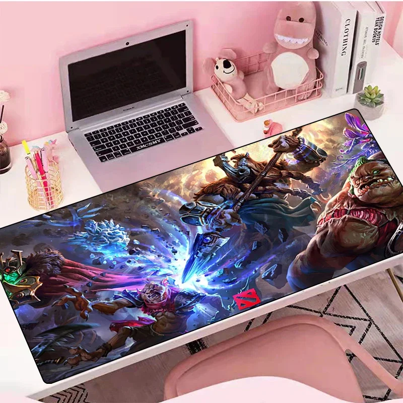 

DOTA 2 Anime Mouse Pad Large Gaming Mousepad Gamer Pc Office Accessories Rubber Mat Desk Protector Deskmat Kawaii Keyboard Pads