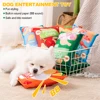 Potato Chip Bag Funny Dog Toys Plush Squeaker Food Toy for Small Medium Dogs Interactive Squeaky Chew Puppy Toys 2