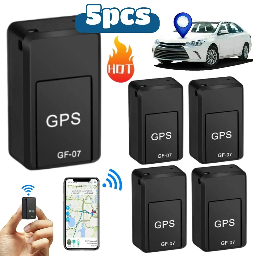1-5pcs GPS Portable Tracker Magnetic Car Tracking Anti-Lost Airtag Anti-Theft Equipment Mini Precise Positioning GPS Locator