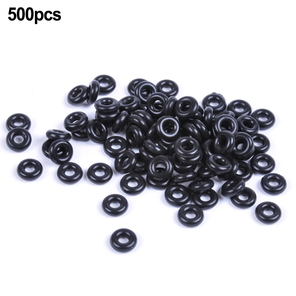 

50/100/500pcs Rubber Carp Fishing Round Rig Ring Fishing Terminal Tackle Swivel O-Ring Pesca Iscas Fishing Tools 4mm-7mm