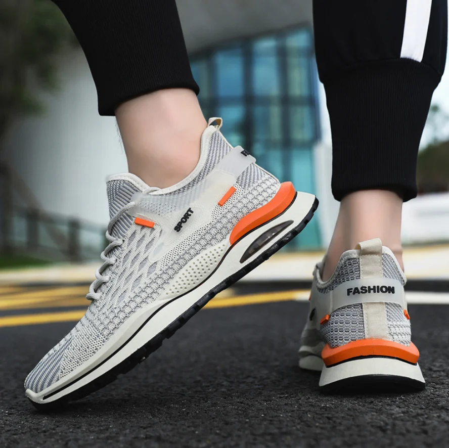 

2023 Men Casual Sneaker Breathable Men's Running Shoes Outdoor Fashion Comfortable Gym Trainers Men Sport Shoes Sapato Masculino