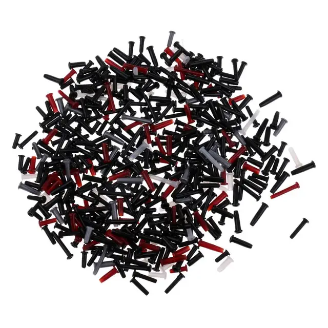 1 Pack of Badminton Racket Grommets Nylon Eyelets Grommets with Single /Double Hole Types for Tennis & Racquet Sports 1 Pack of Badminton Racket Grommets Nylon Eyelets Grommets with Single /Double Hole Types for Tennis & Racquet Sports