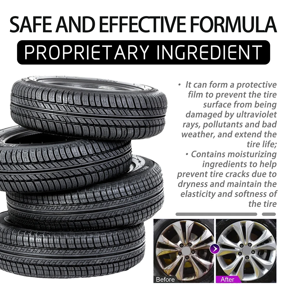 Tire rim cleaning tool 120ML Automobile Wheel Cleaner