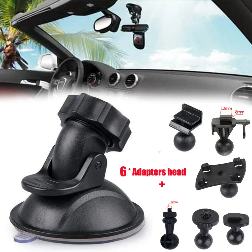 Soporte De Ventosa Para Cámara De Coche: Súper Adhesivo, Ajustable, Compatible Con Móviles Y Cámaras Deportivas