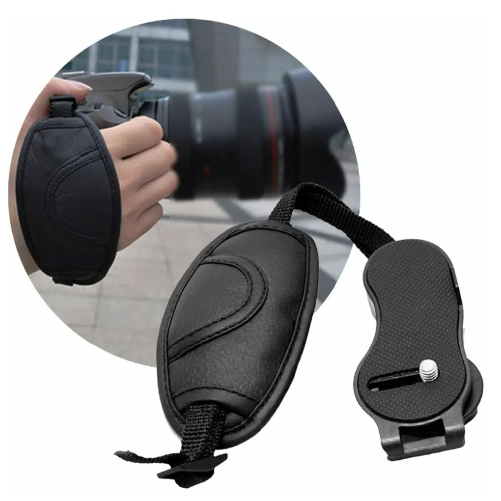 Camera Wrist Strap Leather Hand Grip Wrist Strap for DSLR Cameras Suitable Nikon Canon