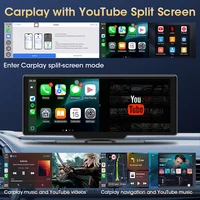 Srnubi 10.26 "écran de jeu de voiture Android WIFI lecteur multimédia de voiture sans fil Carplay Android Auto écran de voiture pour YouTube Netflix 3