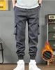 Handsome and thick windproof winter cotton pants for men with added fleece and thick warm pants  worn on top with pure cotton ba 4