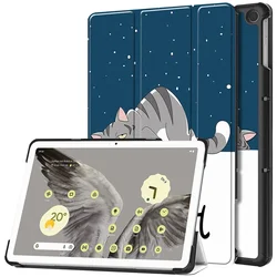 Luxury PU Leather Trifold Hard Case for 11 Tablets - 2023 Edition (LM)