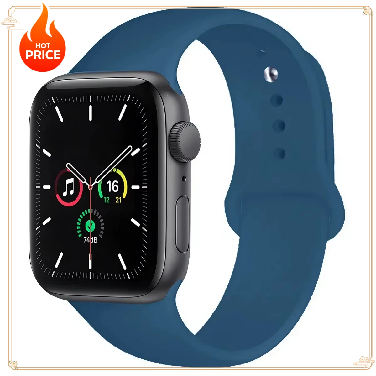 Premium Silicone Strap for Smartwatch - Versatile and Durable Design