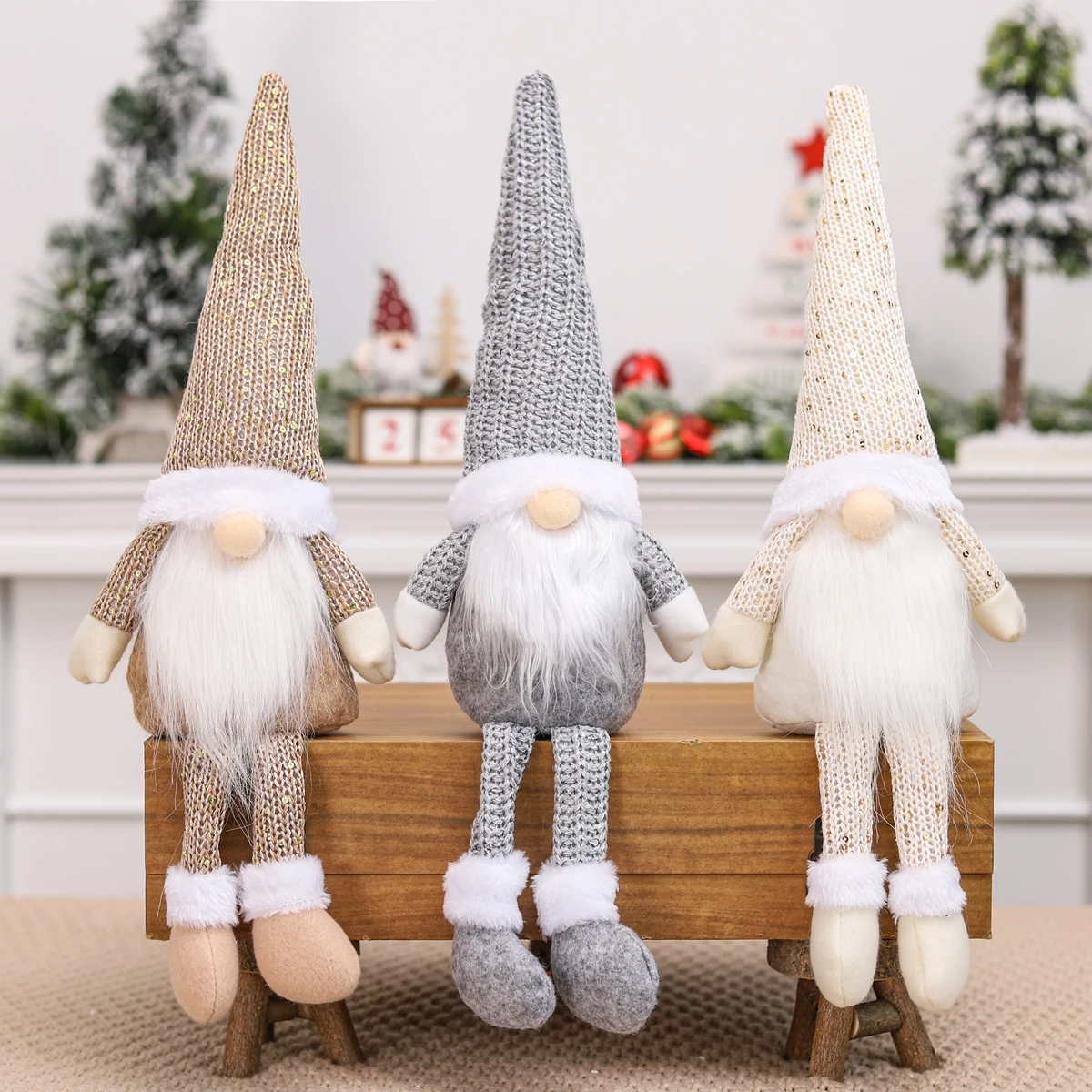 Gnome Christmas Faceless Doll Home Ornament Xmas Navidad Noel Gifts New Year Christmas Decorations christmas decorations
