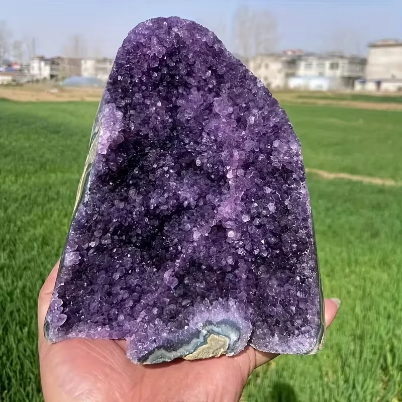 Natural Amethyst Crystal Display Piece