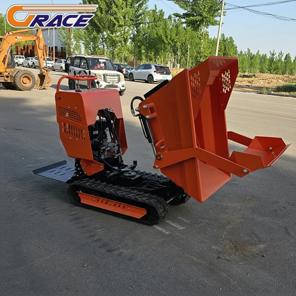 1000kg Mini-Raupendumper EURO 5 EPA Hohe Qualität Direkt ab Werk Bestseller