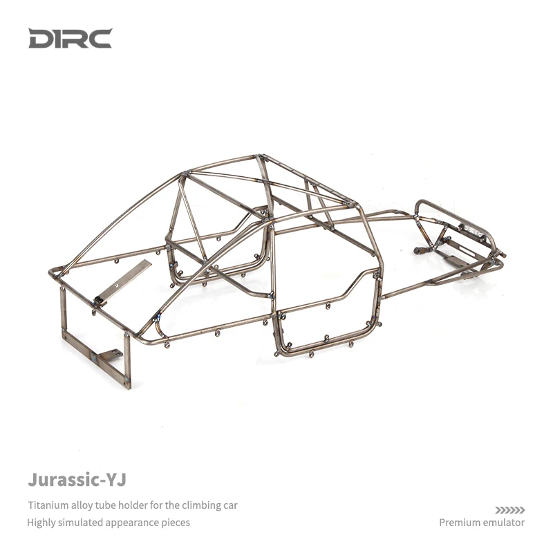 パイプフレームクローラーラジコン クローラーd1rc 324ホイールベースt4チタン合金パイプフレーム