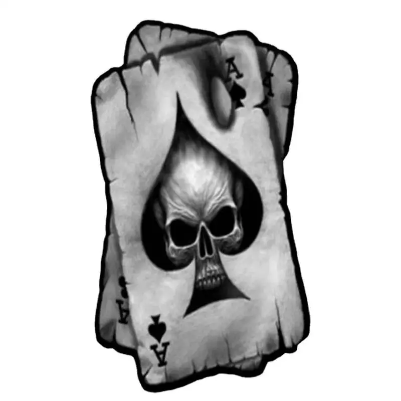 Car Halloween Skull Stickers Halloween Stickers For Cars Ace Of Spades Skull Car Poker Zombie Funny Motorc