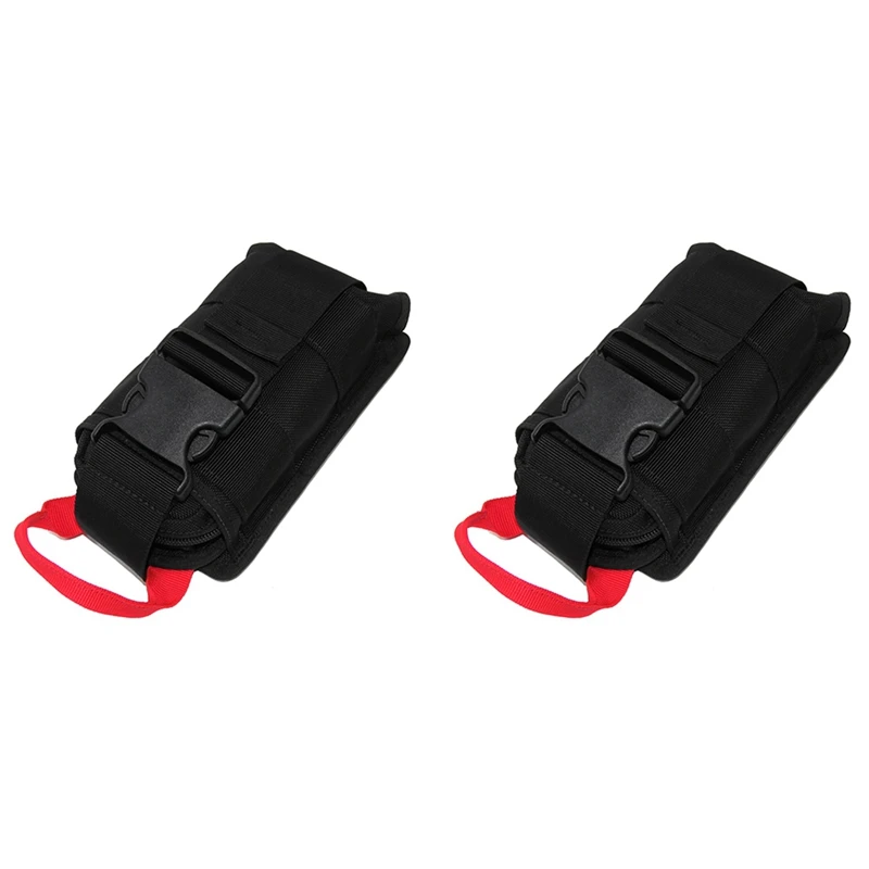

2X Scuba Diving Spare 10LBS 4KG Weight Trim Pocket Bag For Technical Diving Sidemount BCD