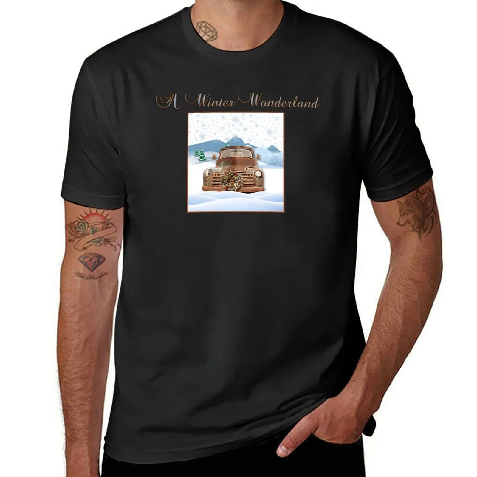 

A Winter Wonderland T-Shirt quick drying hippie clothes cute clothes boys animal print t shirt men