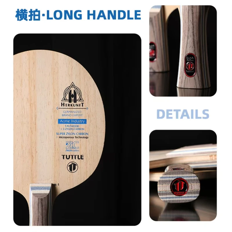 KOKUTAKU 9-Ply Pure Wood Plus Carbon Table Tennis Blade Original