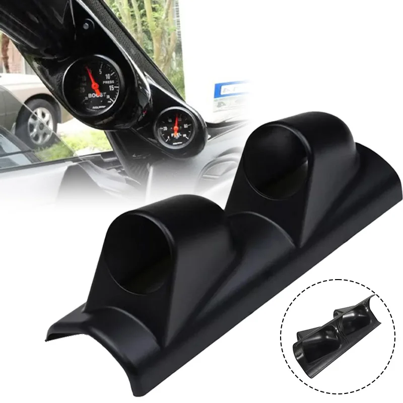 52mm Pod LHD Car Gauge Holder Double Hole Mount Gauge Holder Instrument Meter Rack For Left Hand Drive Car Auto Accessories car meters holder